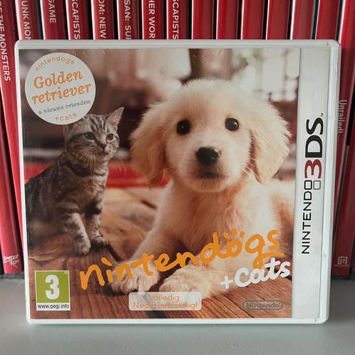 Nintendogs + Cats: Golden Retriever & New Friends (3DS), Consoles de jeu & Jeux vidéo, Jeux | Nintendo 2DS & 3DS, Utilisé, Enlèvement ou Envoi