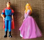 Disney miniatuurfiguurtjes: Doornroosje en Prins Philip, Blanche-Neige ou Belle au Bois Dormant, Utilisé, Statue ou Figurine, Enlèvement ou Envoi