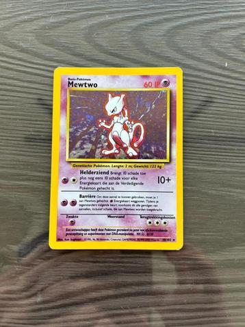Mewto pokemon 1995, Hobby en Vrije tijd, Verzamelkaartspellen | Pokémon, Ophalen, Zo goed als nieuw, Losse kaart