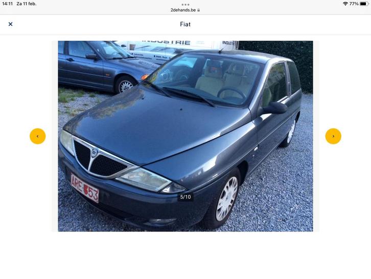 3x auto.  Export.  600€/wagen, Autos, Lancia, Particulier, Boîte manuelle, Enlèvement