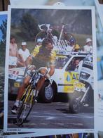 Greg Lemond 1989 Ronde van Frankrijk Gap -Orcières Merlette, Ophalen of Verzenden, Zo goed als nieuw, Poster, Plaatje of Sticker