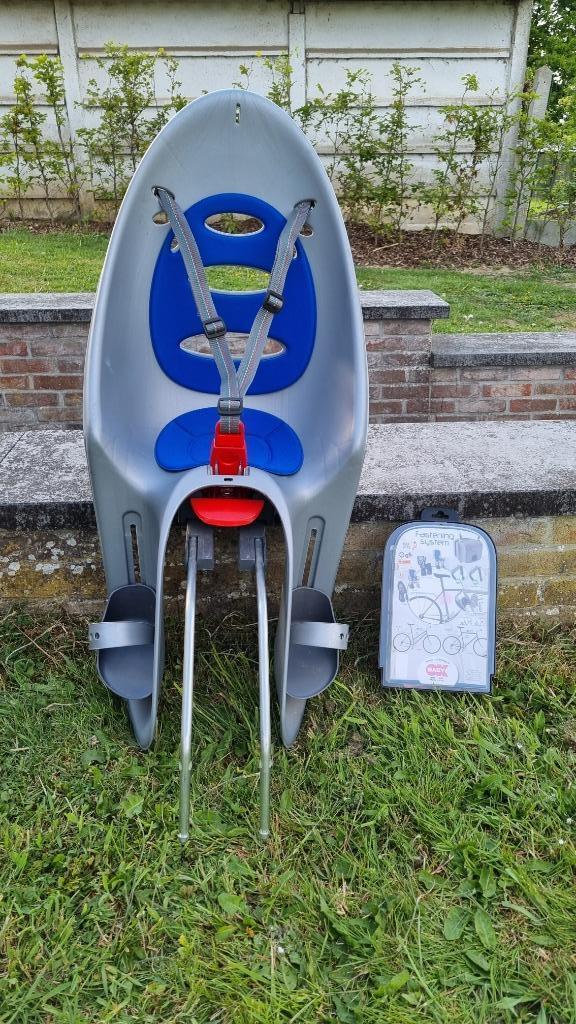 fietsstoel eggy relax, Fietsen en Brommers, Fietsaccessoires | Fietsstoeltjes, Zo goed als nieuw, Achterzitje, Voetsteuntjes, Ophalen