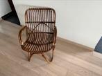 Vintage rotan stoel, Huis en Inrichting, Stoelen, Ophalen, Gebruikt