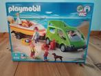 Playmobil gezinswagen met boot 4144, Kinderen en Baby's, Speelgoed | Playmobil, Complete set, Zo goed als nieuw, Ophalen