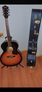 Ibanez tobacco sunburst jumbo gitaar met boston koffer, Ophalen