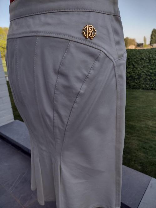jupe élégante et brillante Roberto Cavalli, it. 42 (+ haut ?, Vêtements | Femmes, Jupes, Comme neuf, Taille 38/40 (M), Blanc, Longueur genou