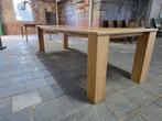 3 meter lange landelijke tafel van eikenhout, Huis en Inrichting, Ophalen, Gebruikt, Eikenhout