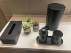 Badkamer accessoires zwart, Ophalen of Verzenden, Zo goed als nieuw, Zwart, Overige typen