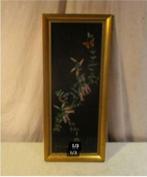 Belle œuvre peinte sur verre 'Branche avec des fleurs' - Bod, Enlèvement ou Envoi