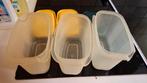 3 potjes, kleine beschadiging (denk ik), Maison & Meubles, Cuisine| Tupperware, Enlèvement