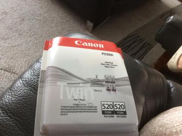 Canon pixma twin pack black pgbk 520 beschikbaar voor biedingen