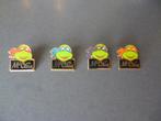 Pins tortues NINJA - 4 couleurs - NOUVEAU, Ophalen of Verzenden, Nieuw, Dier of Natuur, Speldje of Pin