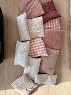 12 coussins décoratifs, Maison & Meubles, Comme neuf, Rose, Enlèvement