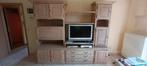 Bibliothèque + TV, Maison & Meubles, 200 cm ou plus, Utilisé, Chêne, 50 à 75 cm