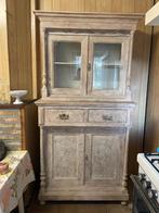 Vitrine/buffet ancien en bois - nettoyé, Maison & Meubles, Antiek, Avec tablette(s), Utilisé, 50 à 100 cm
