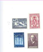 Belg. Postzegels 1956: nrs 986-990-996-997, Envoi, Non oblitéré