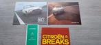 4 oude folders van Citroën, Verzenden, Zo goed als nieuw, Overige typen