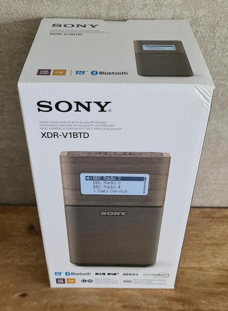 Nieuw: Sony XDR-V1BTD Digital Stereo Radio RDS FM - DAB+, Audio, Tv en Foto, Radio's, Nieuw, Radio, Ophalen of Verzenden