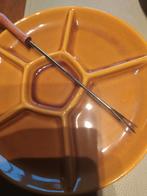 5 fondue borden en vorkjes, Ophalen, Bord(en)