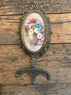 Vintage kapstok - antiek wandhaak  Bloemen, Ophalen of Verzenden