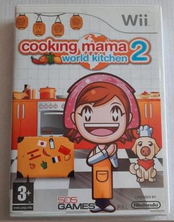 Cooking Mama 2 World Kitchen Wii spel + boekje beschikbaar voor biedingen
