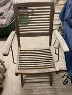 Zes Exotan tuinstoelen. Opknappers, Tuin en Terras, Tuinstoelen, Ophalen, Zo goed als nieuw, Rvs, Inklapbaar