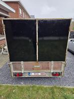 Geremde gesloten dubbelasser, Auto diversen, Aanhangers en Bagagewagens, Ophalen, Gebruikt