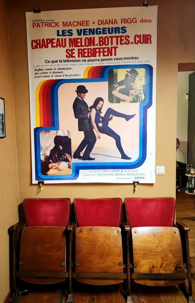 3 prachtige vintage filmstoelen uit de jaren 30, Verzamelen, Automaten | Overige, Gebruikt, Ophalen