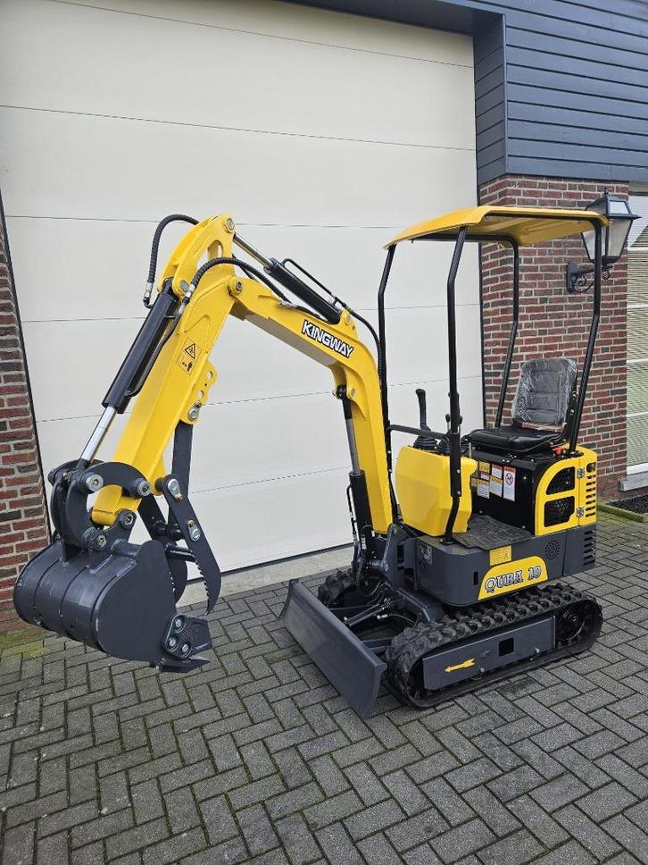 Graafmachine minigraver Quba10 KINGWAY BLACK WEEK ACTIE!, Zakelijke goederen, Machines en Bouw | Kranen en Graafmachines, Graafmachine
