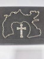 Oud Zilver Ketting, Handtassen en Accessoires, Ophalen of Verzenden, Zilver, Zilver