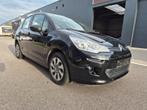 Citroën C3 1.0 benzine (2013) –GARANTIE  Perfecte Stadsauto!, Auto's, Zwart, Zwart, Bedrijf, Handgeschakeld