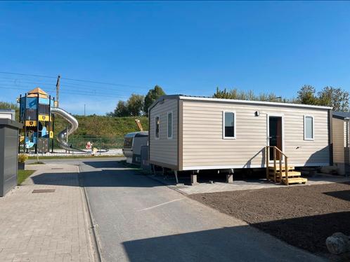 Instapklare stacaravan Camping Zilvermeeuw Knokke Heist, Caravans en Kamperen, Stacaravans, tot en met 6, Ophalen