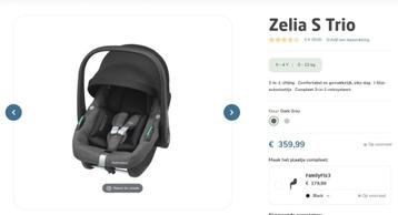 SPOTPRIJS 2 stuks Baby Autostoelen (ISOFIX) beschikbaar voor biedingen