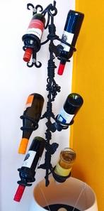 wijnrek smeedijzer, Enlèvement, Comme neuf, Métal, 5 à 15 bouteilles