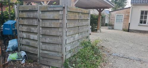 geïmpregneerd tuinhout schuttingen 4 x 180cm x 180cm, Tuin en Terras, Schuttingen, Gebruikt, Ophalen