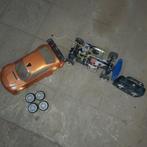 Thunder tiger rc nitro race auto, Hobby en Vrije tijd, Ophalen, Zo goed als nieuw, Schaal 1:10, Auto onroad