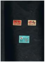 LUCIFER ETIKETJES APPELTERRE/ONKERZELE, Verzenden, Gebruikt, Luciferdoosjes of -merken