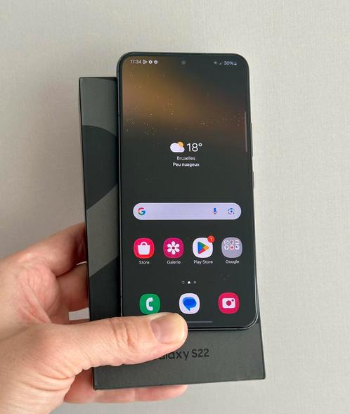 Samsung S22 256gb, doos, hoesje, gehard glas, kabel!, Telecommunicatie, Mobiele telefoons | Samsung, Zo goed als nieuw, Galaxy S22
