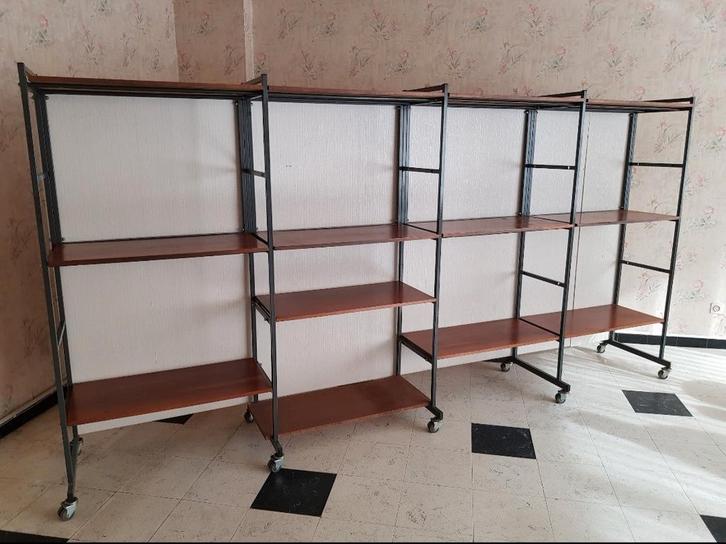groot stevig rek op wielen, Huis en Inrichting, Kasten | Stellingkasten, Gebruikt, Ophalen
