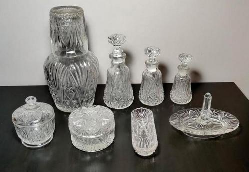 Art-nouveau parfumset Brockwitz catalogus 1915, Antiek en Kunst, Antiek | Glaswerk en Kristal, Ophalen of Verzenden