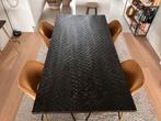 Eettafel + 4 stoelen + side table – zeer goede staat, Huis en Inrichting, Ophalen, Zo goed als nieuw