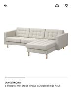 Landskrona 3-zitsbank met chaise longue IKEA, Ophalen, Driepersoons, Stof, 200 tot 250 cm