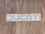 Sticker Ducati Goud Gold Retro Style, Ophalen of Verzenden