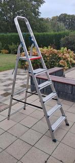Altrex trapladder 6 treden, Ophalen, Gebruikt, Ladder, Minder dan 2 meter