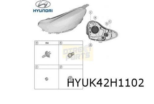 Hyundai i10 (3/20-) Koplamp Rechts (H4) Origineel! 92102K700, Autos : Pièces & Accessoires, Éclairage, Hyundai, Neuf, Envoi