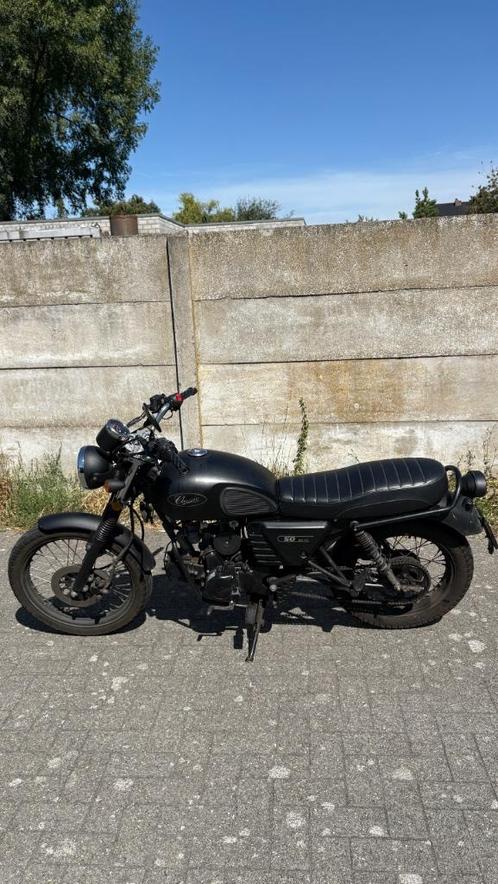 Café racer hanyway classic 50cc, Fietsen en Brommers, Brommers | Overige merken, Gebruikt, Klasse B (45 km/u), Ophalen