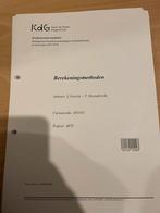 KDG cursus Berekeningsmethode en informaticabegrippen, Enlèvement ou Envoi, Neuf