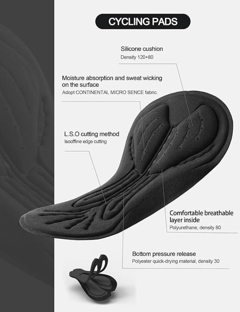 Chemise de vélo avec cuissard à bretelles LIVRAISON RAPIDE E, Envoi, Neuf, XL, Hommes