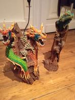 Houten gekleurde beelden, Ophalen