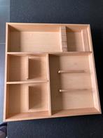 Vol houten bestek verdeler 51Brx42L, Ophalen, Zo goed als nieuw, Hout
